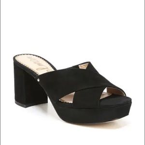 Sam Edelman Jayne Suede Platform Sandal size 7.5